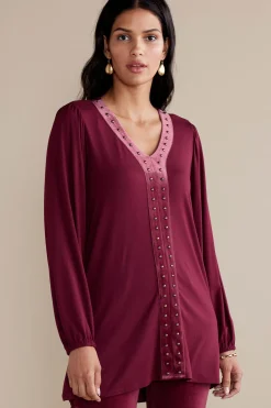 Soft Surroundings Adornment Top><noscript><img width=