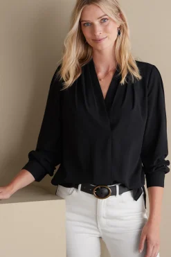 Soft Surroundings Akira Blouse><noscript><img width=
