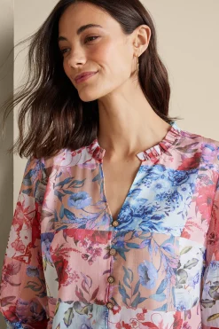 Soft Surroundings Anastasia Shirt><noscript><img width=