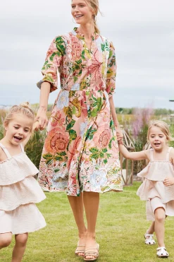 Soft Surroundings Bellicia Embroidered Midi Dress><noscript><img width=