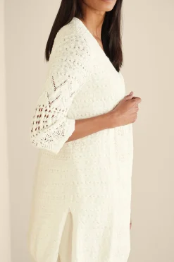 Soft Surroundings Calistoga Pointelle Cardigan><noscript><img width=
