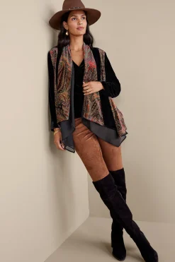 Soft Surroundings Castle Garden Jacket><noscript><img width=