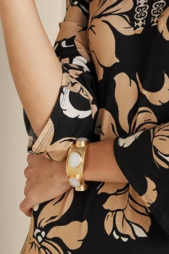 Soft Surroundings Cleo Stone Cuff> Bracelets|bracelets