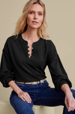 Soft Surroundings Deandra Top> long sleeve|pullovers