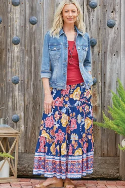 Soft Surroundings Diana Shapely Denim Jacket><noscript><img width=