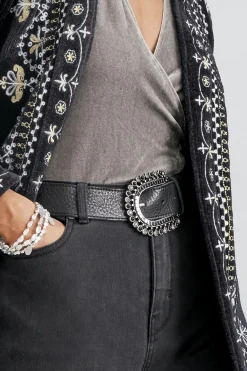 Soft Surroundings Dolly Embellished Buckle Belt><noscript><img width=