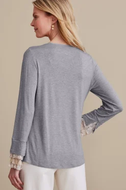 Soft Surroundings Ella Lace Top><noscript><img width=