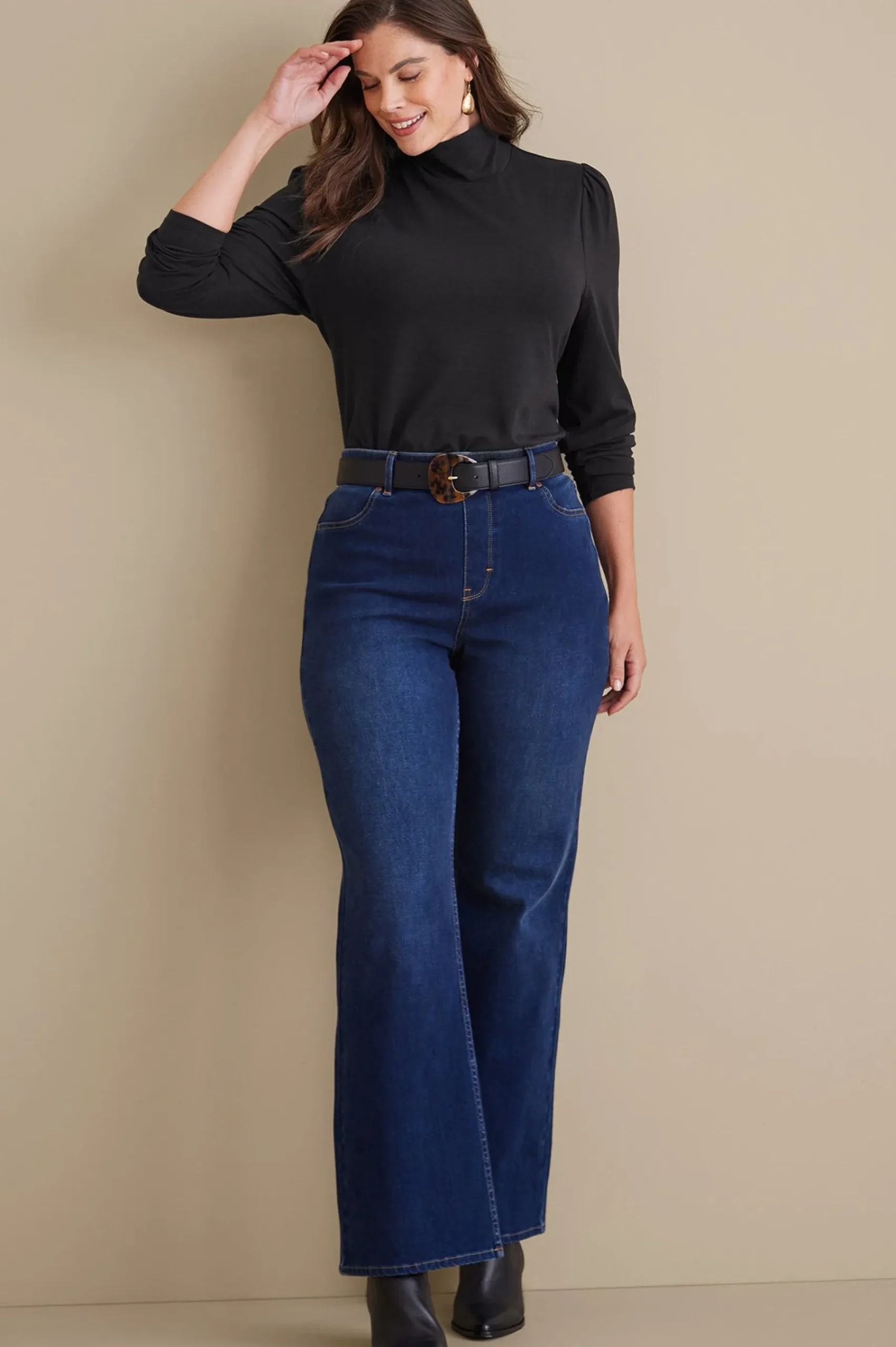 Soft Surroundings Emme Turtleneck Top> Everyday Styles|long sleeve