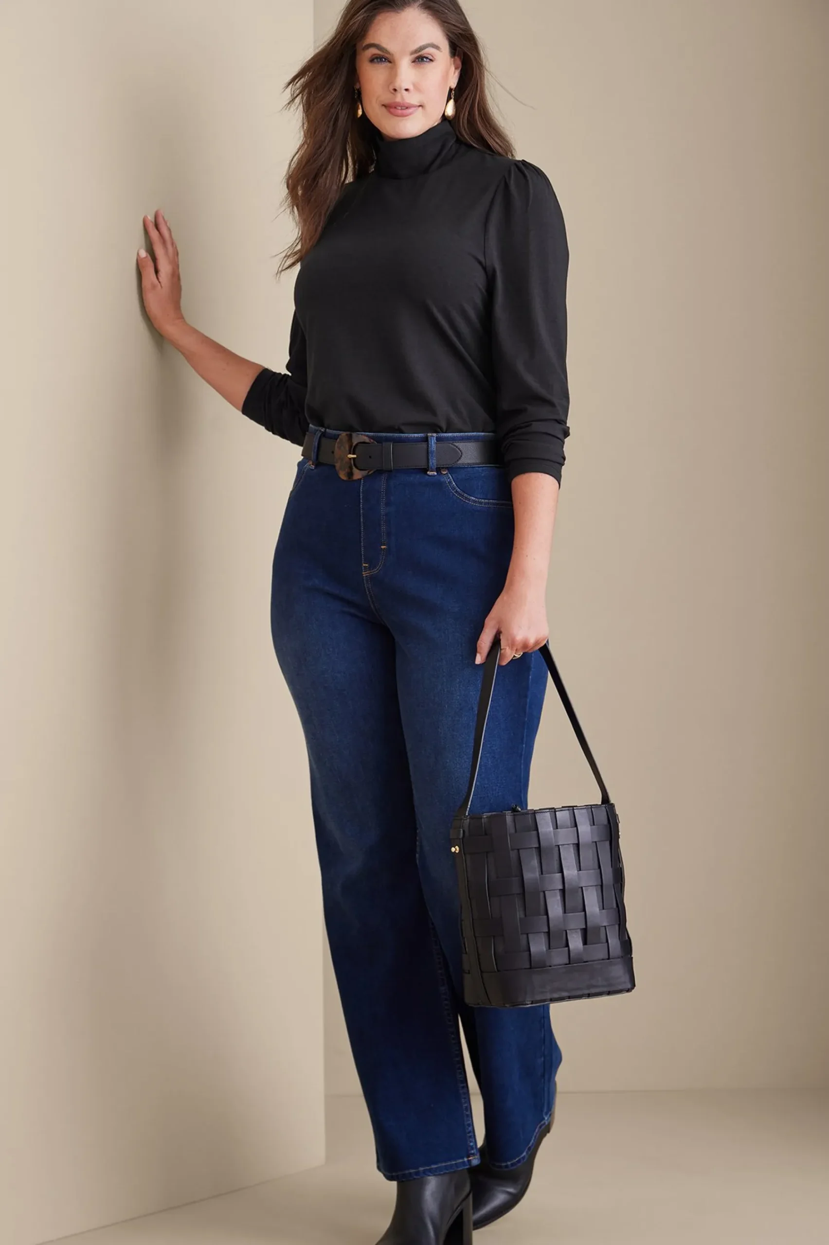 Soft Surroundings Emme Turtleneck Top> Everyday Styles|long sleeve