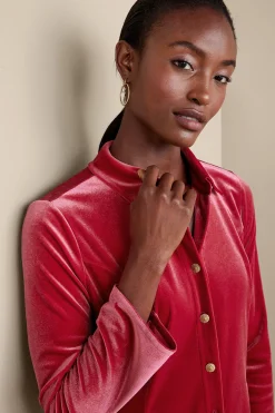 Soft Surroundings Enchanted Velvet Shirt><noscript><img width=