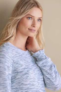 Soft Surroundings Evie Space-Dye Top><noscript><img width=