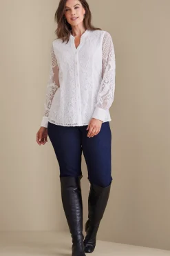 Soft Surroundings Fiori Top> Feminine Flourish|Global Artistry