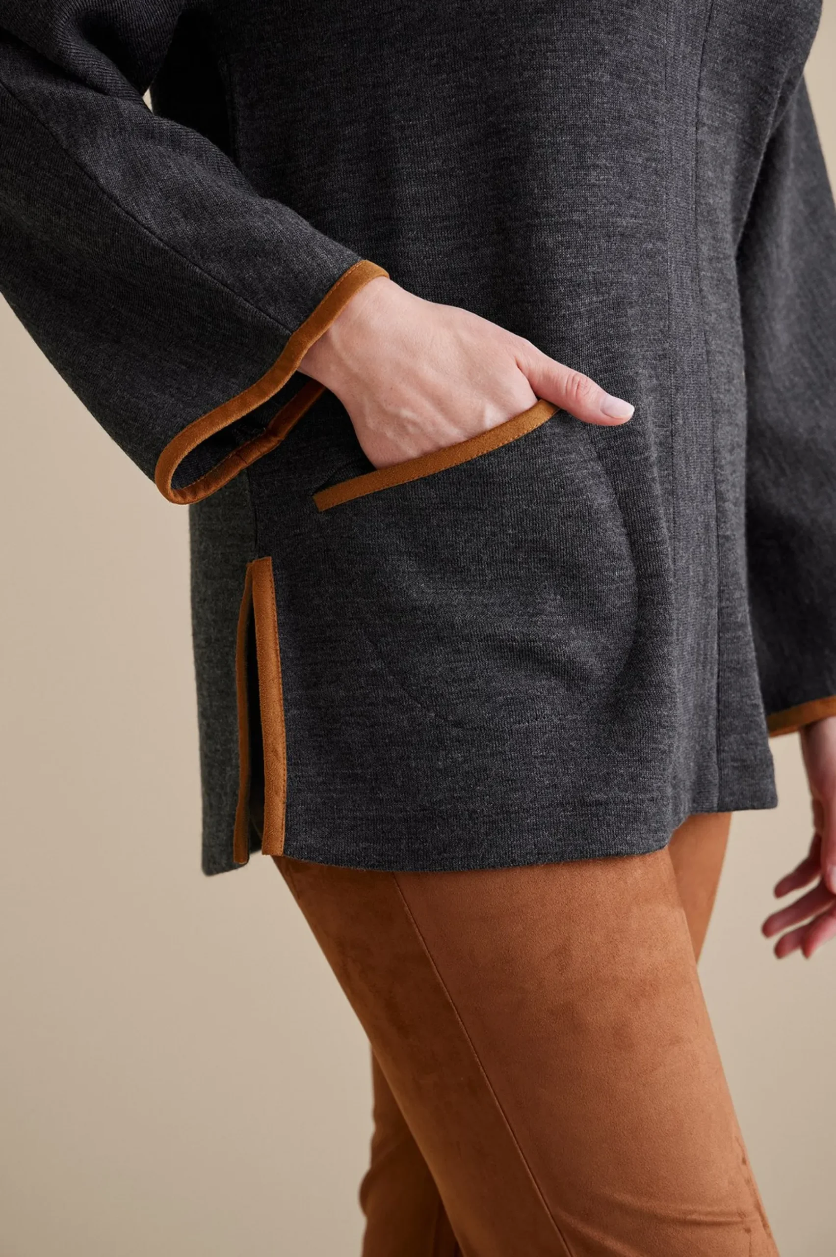 Soft Surroundings Hanna Convertible Tunic> long sleeve|pullovers