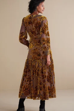 Soft Surroundings Jamila Velvet Dress><noscript><img width=