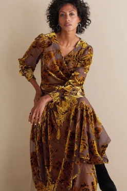 Soft Surroundings Jamila Velvet Dress><noscript><img width=