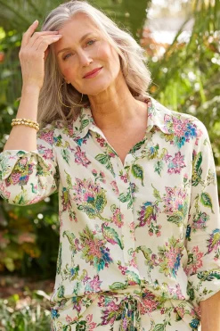 Soft Surroundings Jordan Linen Blend Shirt><noscript><img width=