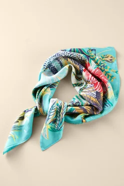 Soft Surroundings Jungle Leaves Silk Scarf> Scarves & Wraps