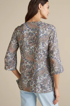 Soft Surroundings Kaimana Embellished Tunic><noscript><img width=