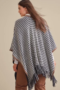 Soft Surroundings Kareli Plaid Topper><noscript><img width=
