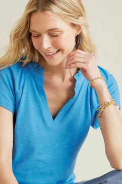 Soft Surroundings Loretta SUPIMA® Slub Tee><noscript><img width=