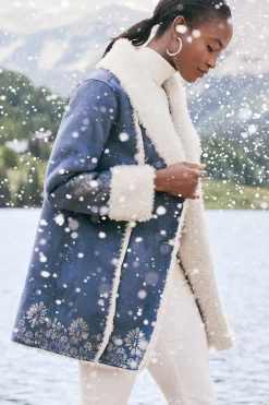 Soft Surroundings Lucerne Shearling Coat><noscript><img width=