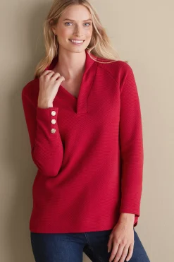 Soft Surroundings Macie Pullover> Everyday Styles|long sleeve