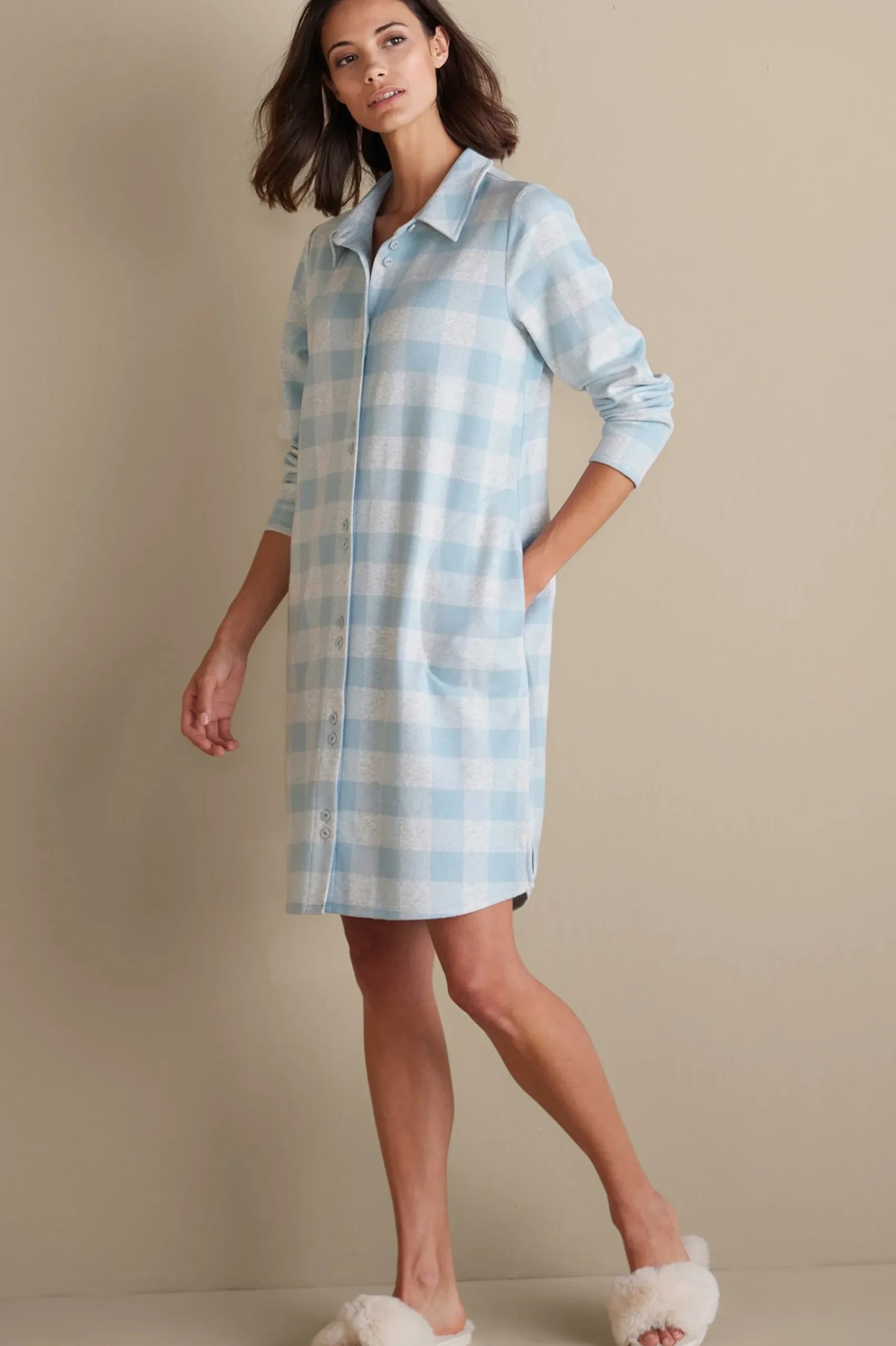 Soft Surroundings Mad About Plaid Sleep Dress> Sleepwear & Lounge