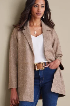 Soft Surroundings Malika Faux Suede Jacket><noscript><img width=