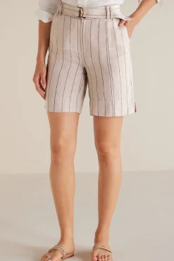 Soft Surroundings Montecito Linen Shorts> Shorts
