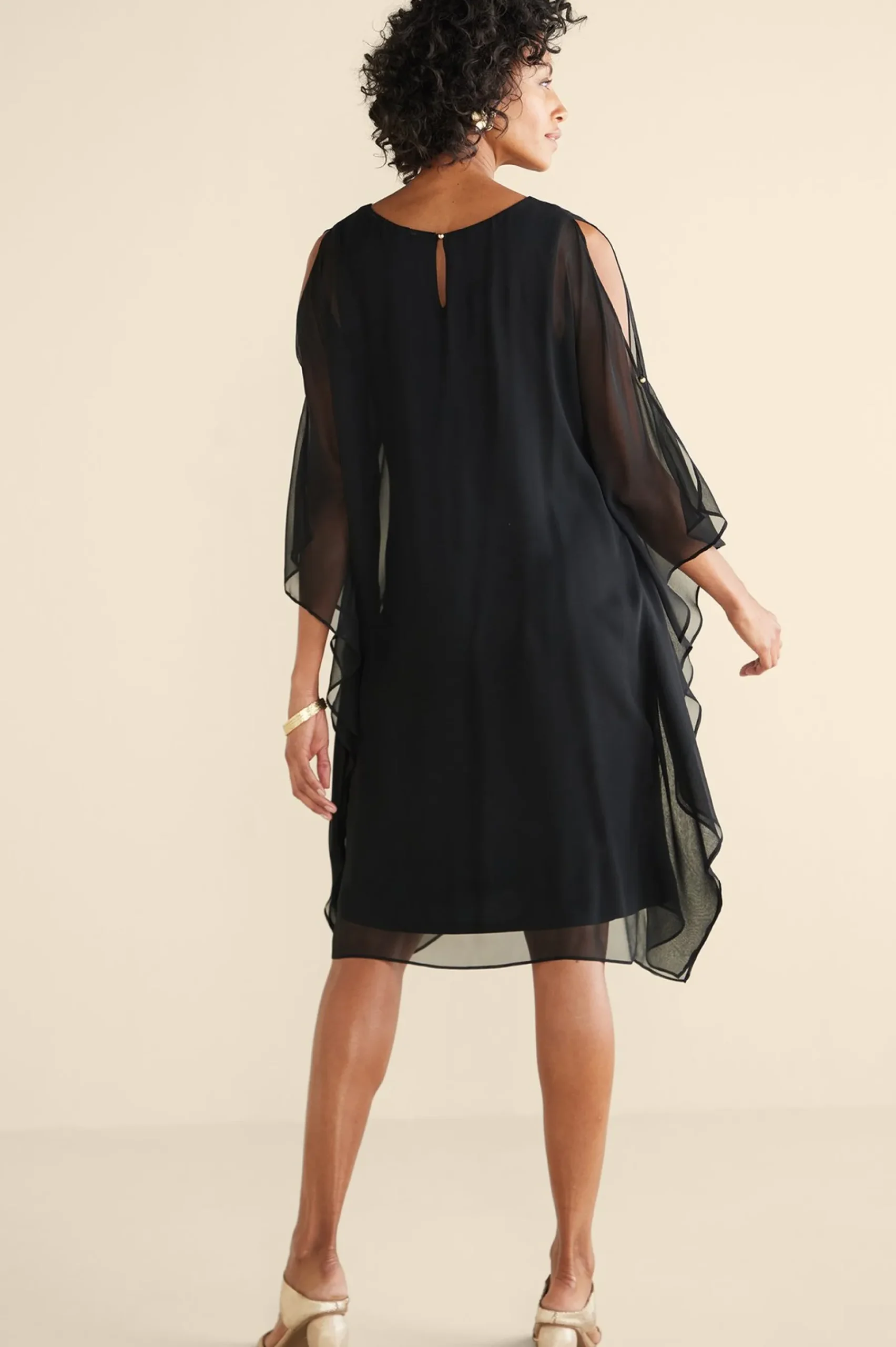 Soft Surroundings Morlaix Silk Dress> occasion dresses|solids