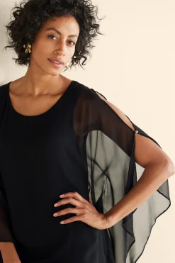 Soft Surroundings Morlaix Silk Dress><noscript><img width=