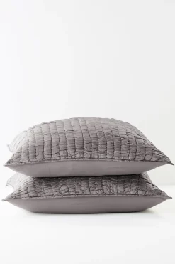 Soft Surroundings Nicolette Crinkle Sham><noscript><img width=