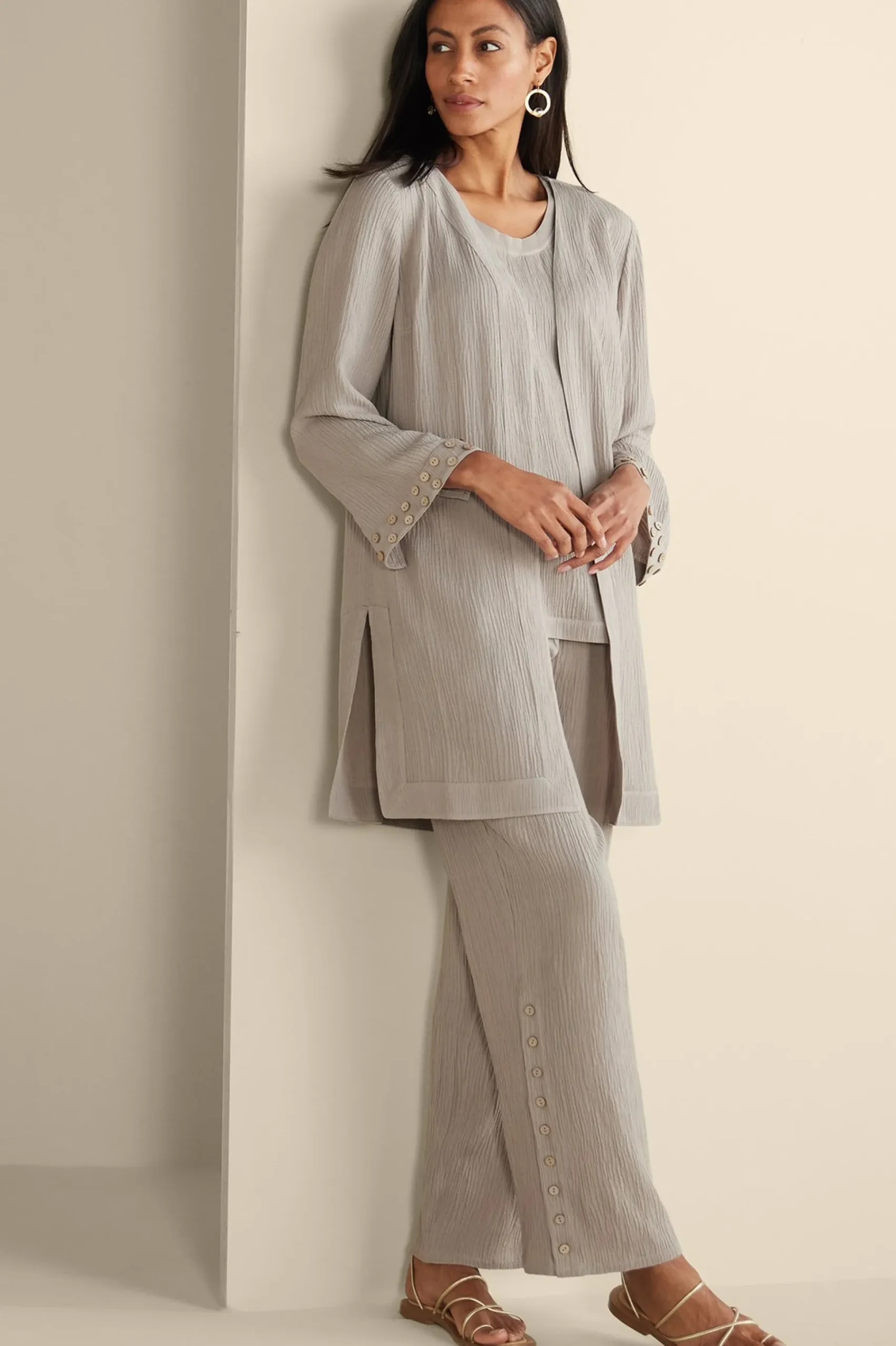 Soft Surroundings Oceo Gauze Tank> Vacation Shop|Gauze Shop