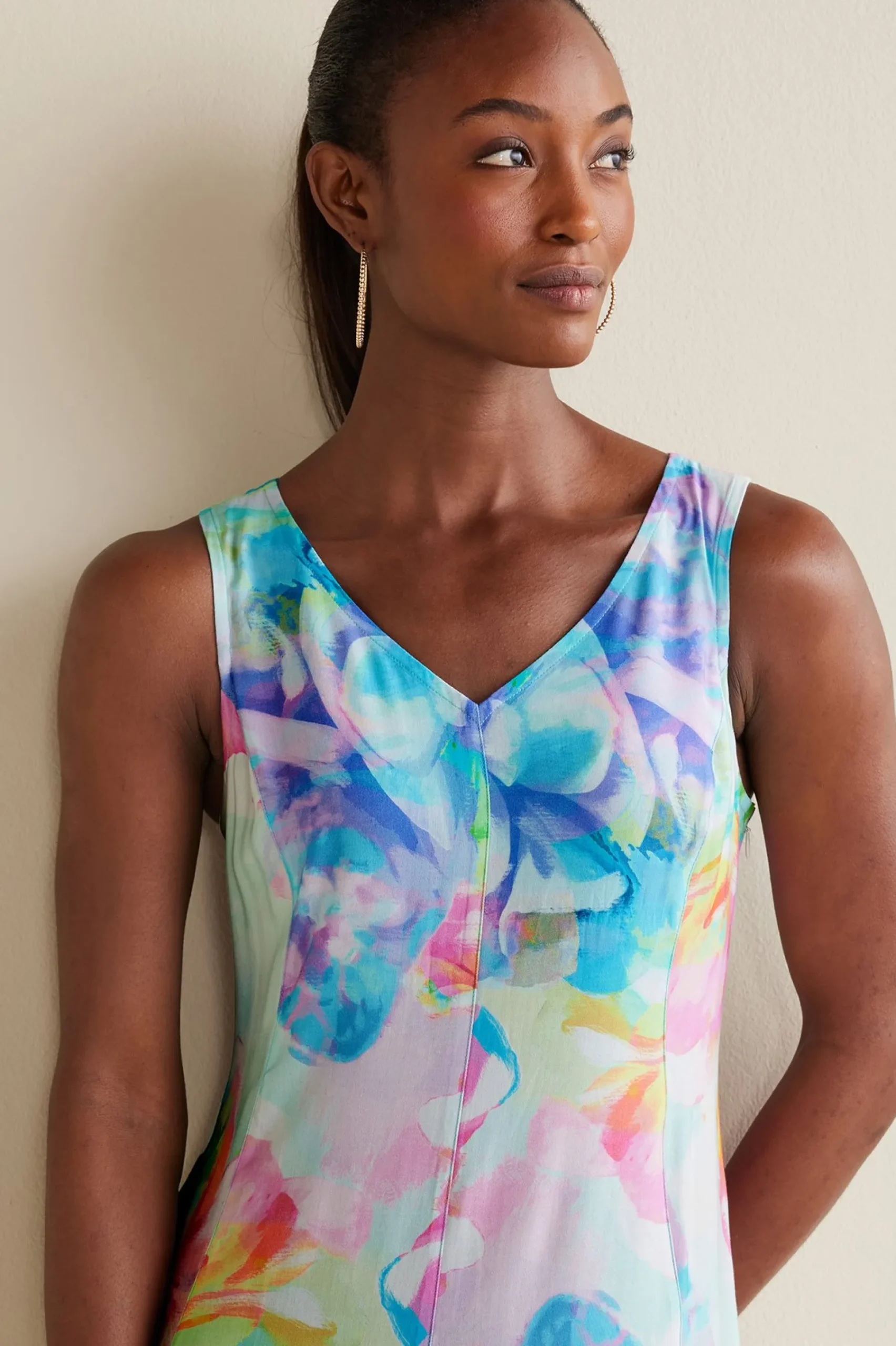 Soft Surroundings Petites Brenda Maxi Dress> The Floral Shop|Dresses