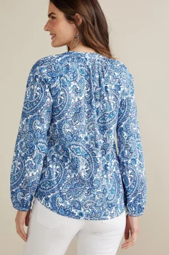 Soft Surroundings Petites Celia Top><noscript><img width=