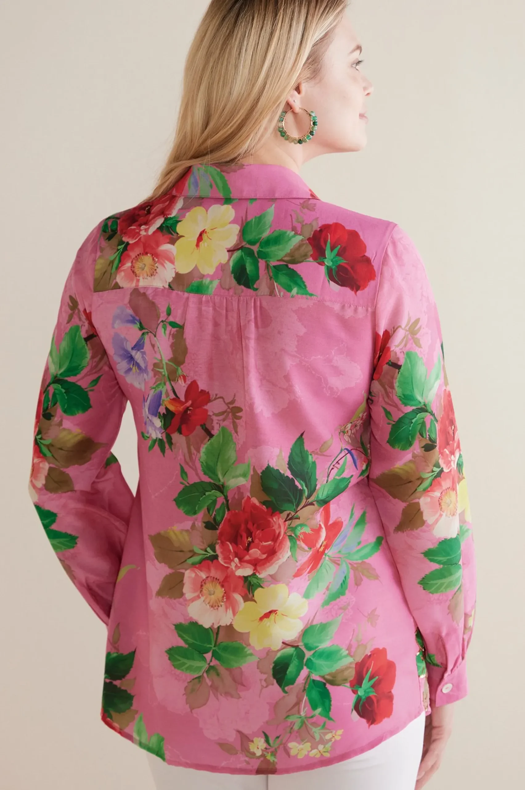 Soft Surroundings Petites Danica Embellished Shirt> The Floral Shop