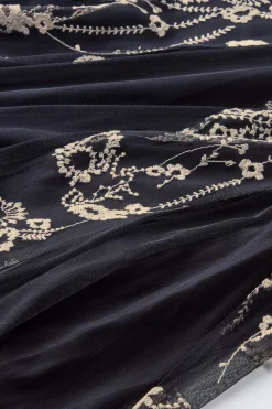 Soft Surroundings Petites Leatrice Embroidered Maxi Skirt><noscript><img width=