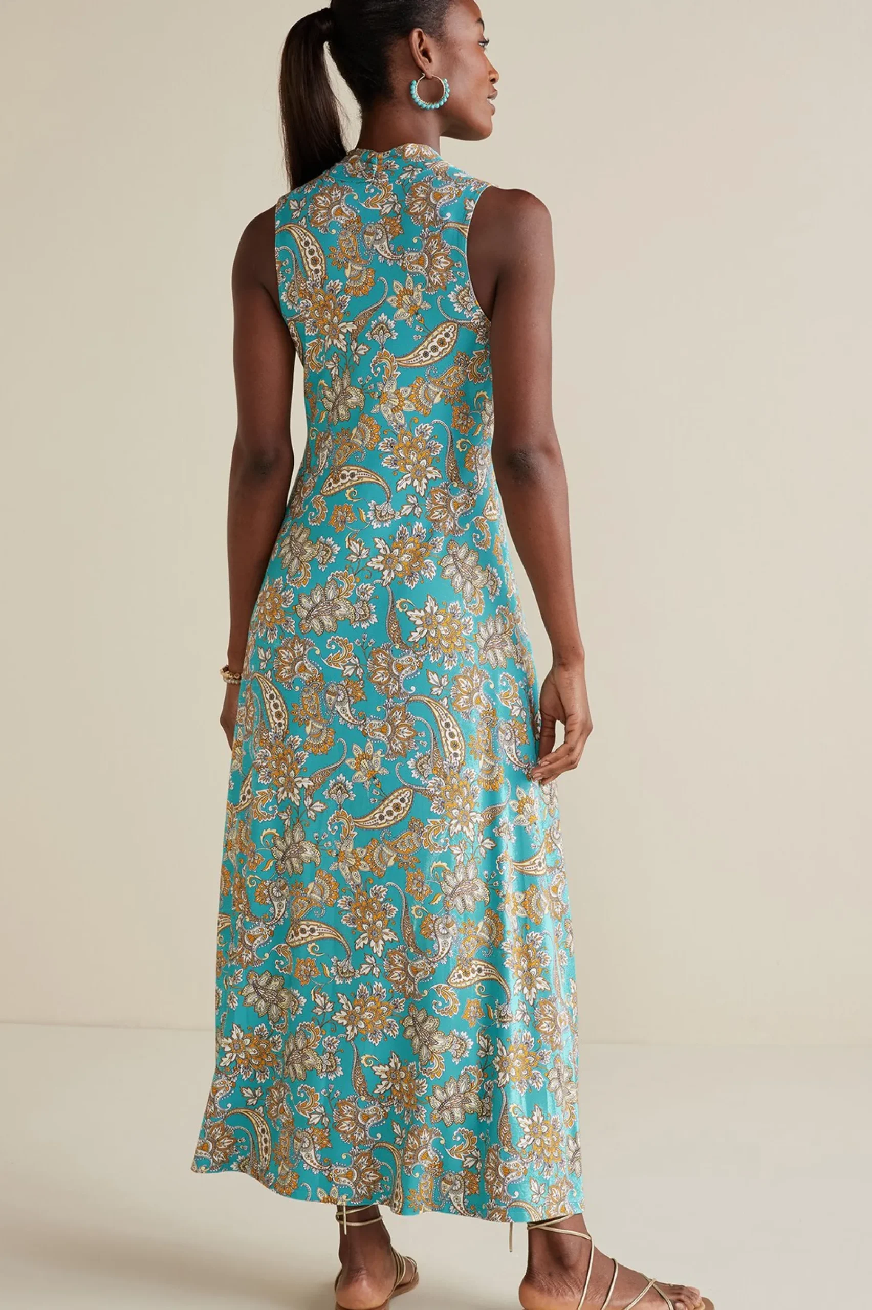 Soft Surroundings Petites Lenora Knit Maxi Dress> Into The Blues|The Floral Shop