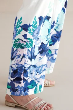 Soft Surroundings Petites Ronna Linen Blend Wide Leg Pants><noscript><img width=