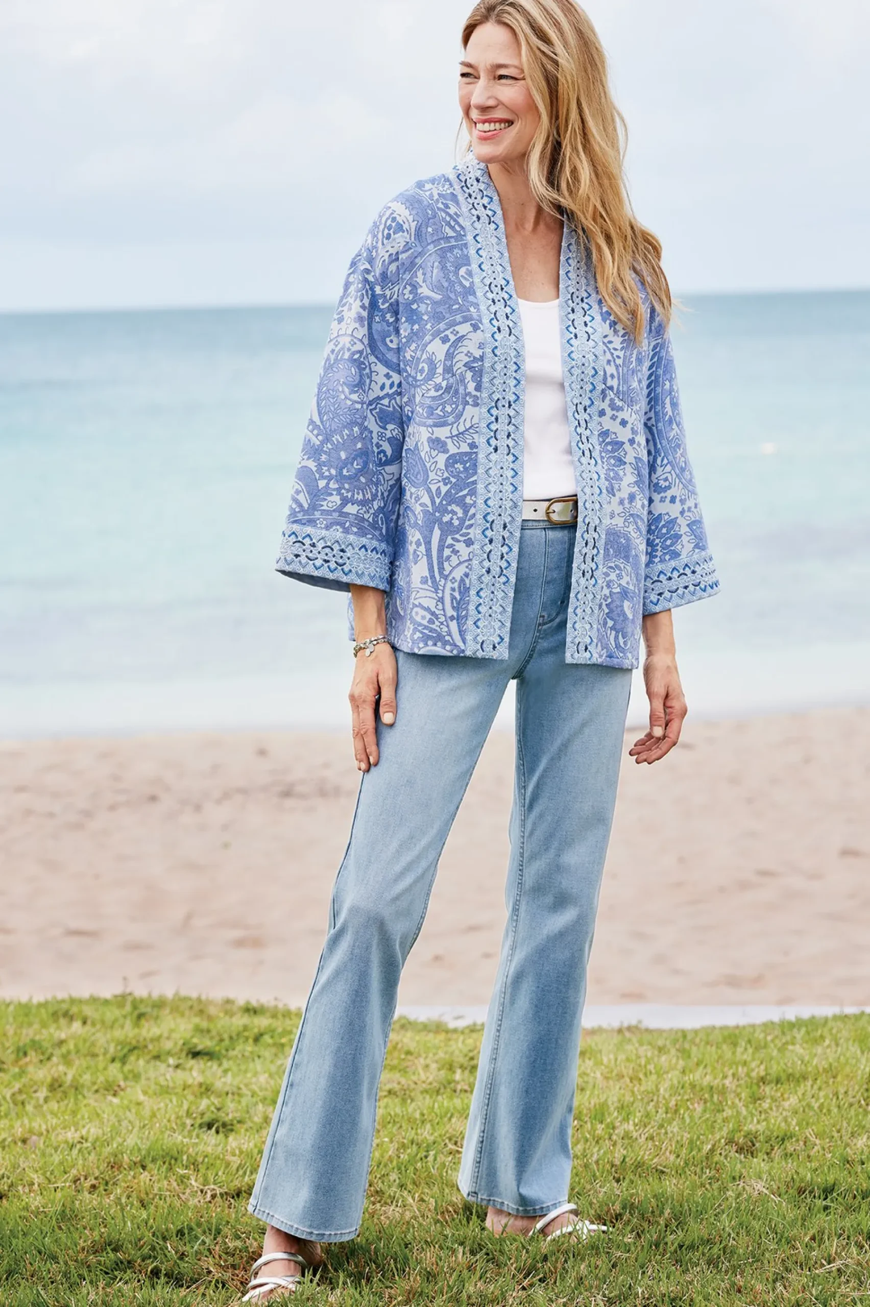 Soft Surroundings Petites Verrado Jacket> Global Artistry|Jackets & Coats