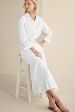 Soft Surroundings Porfiria Embellished Skirt><noscript><img width=