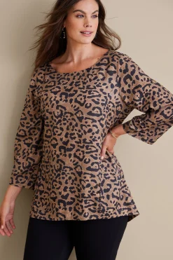 Soft Surroundings Raelynn Lyocell Pullover> wrist length|pullovers