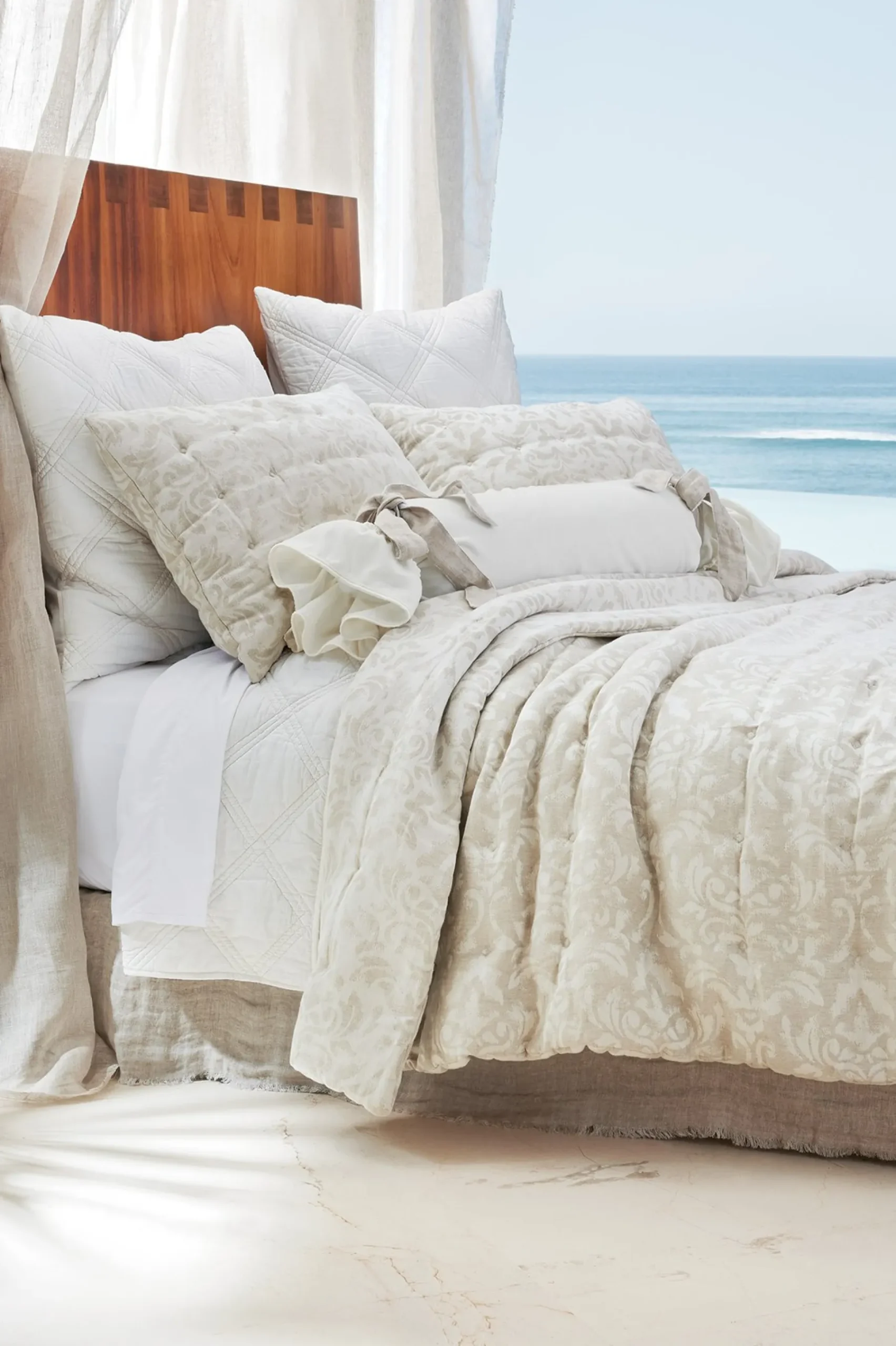 Soft Surroundings Rosalyn Damask Comforter> comforters|quilts, coverlets & duvet covers