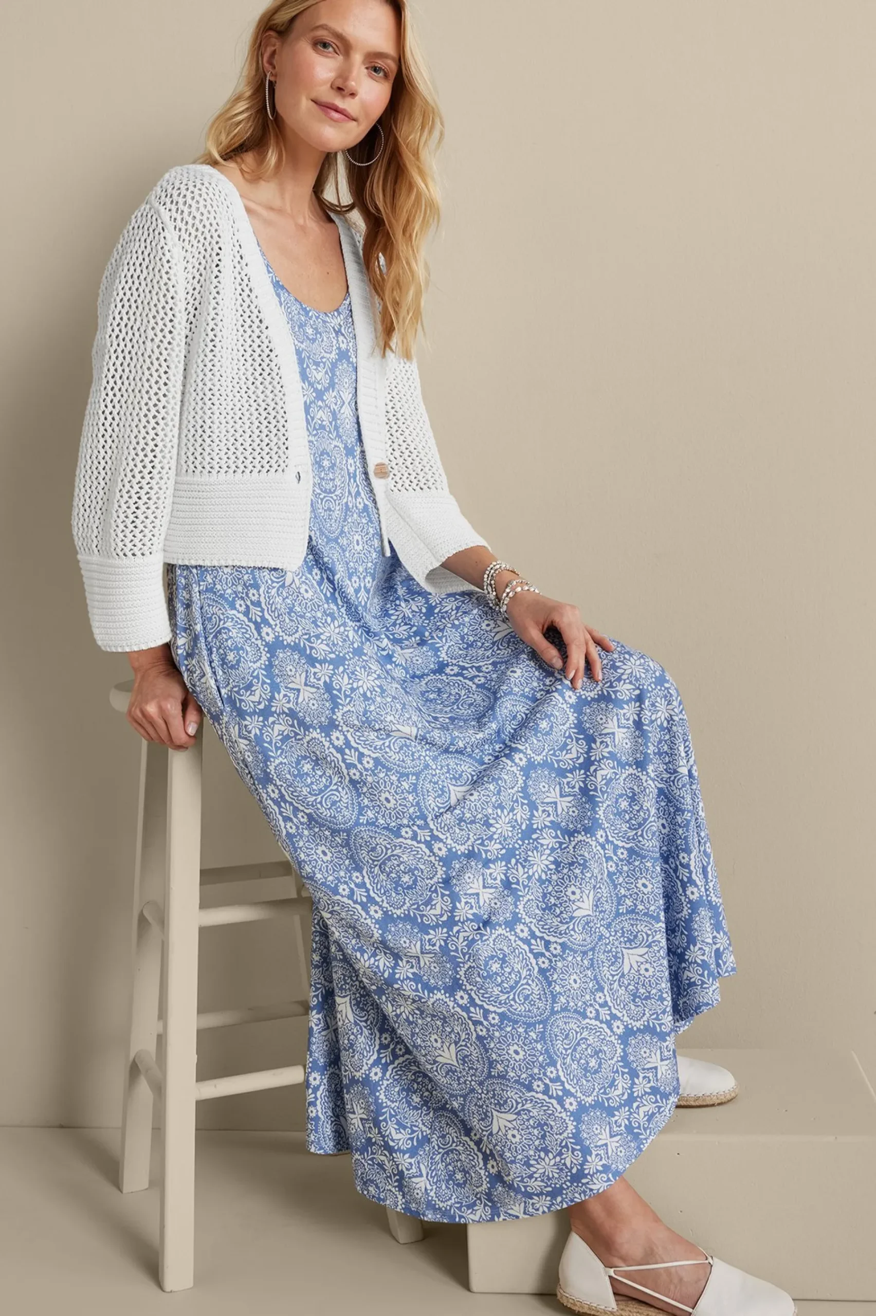 Soft Surroundings Sakari Cardi> Feminine Flourish|Vacation Shop