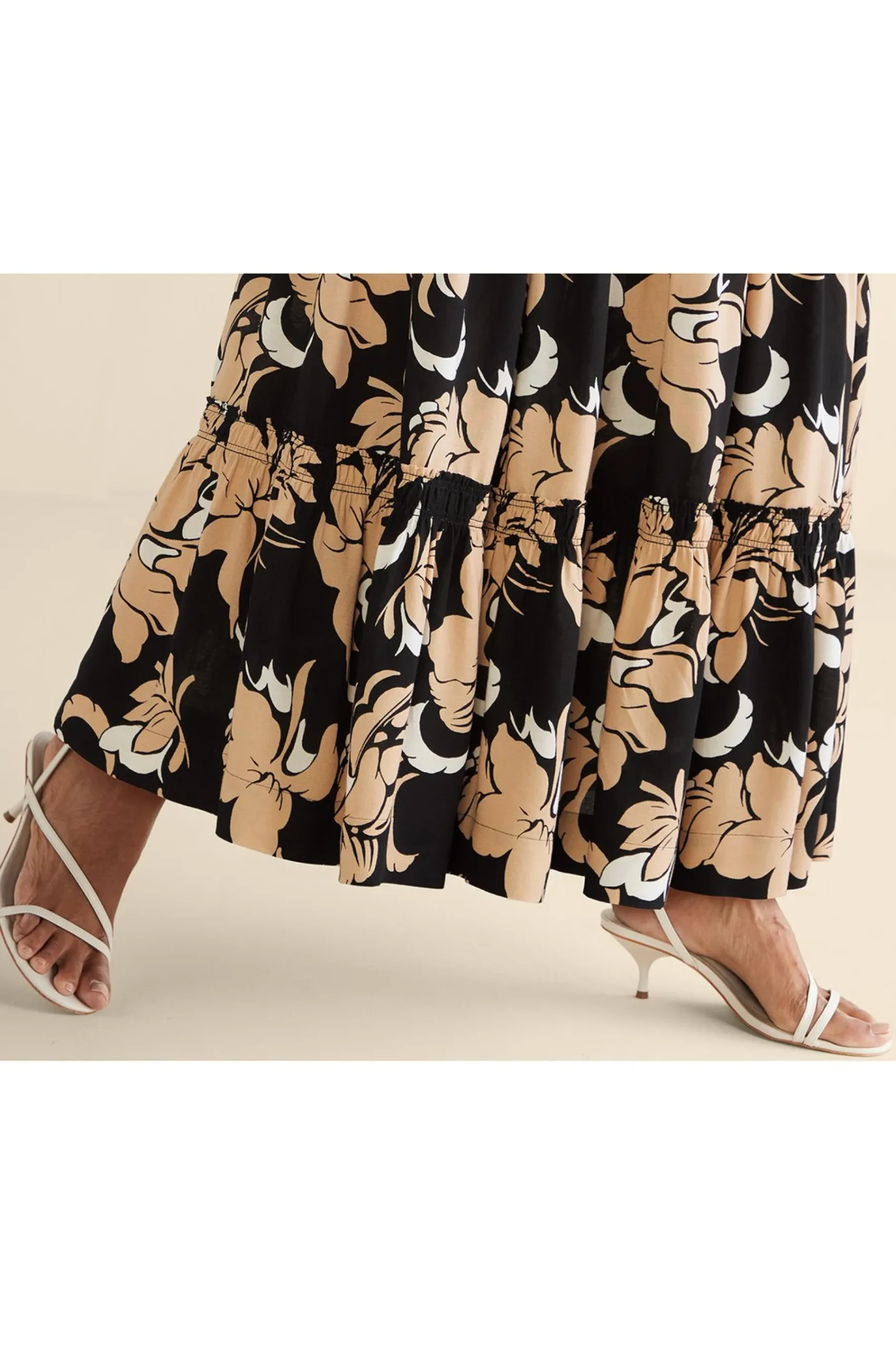 Soft Surroundings Schutz Helene Kitten Heel Sandal> sandals