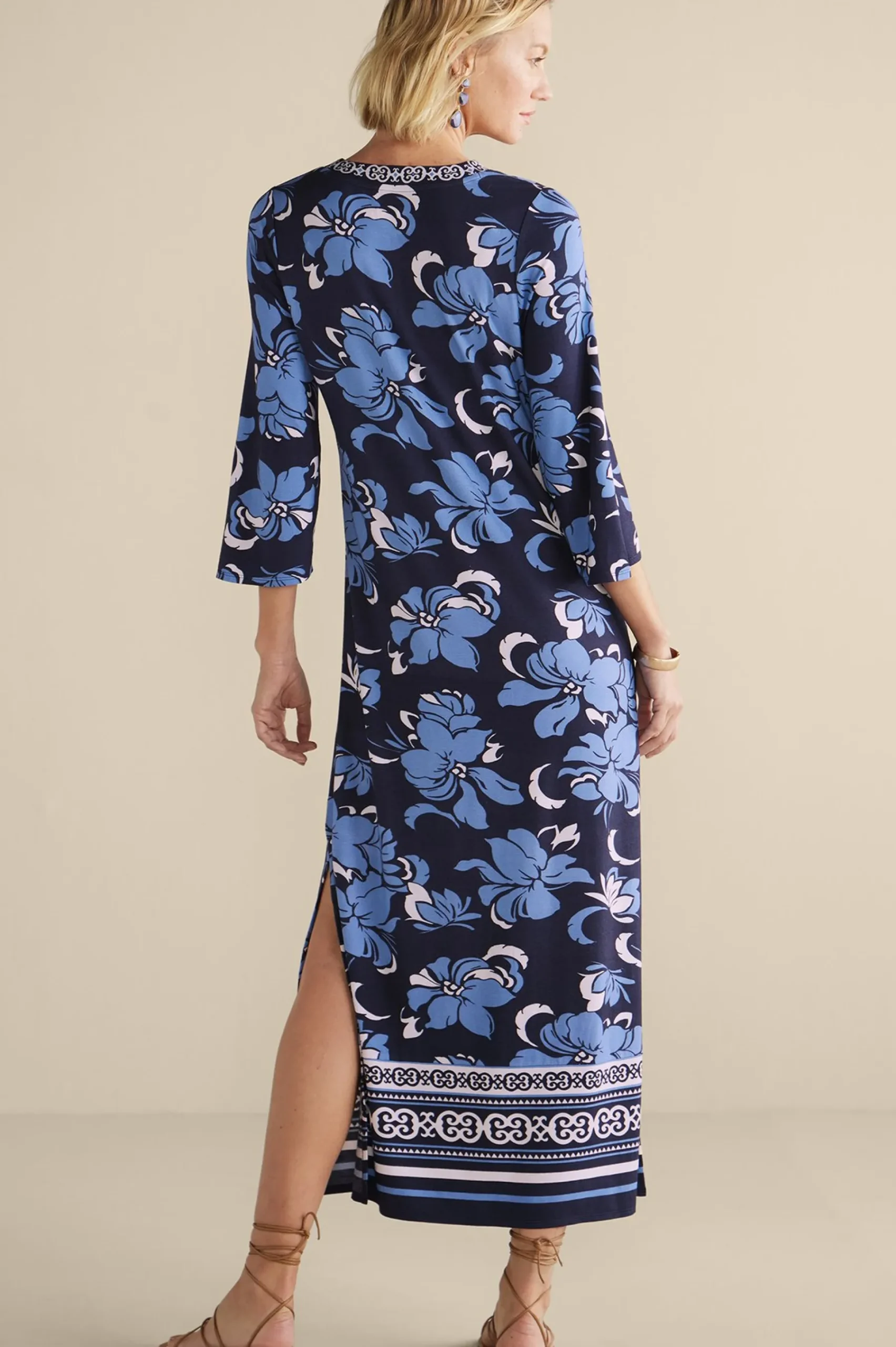 Soft Surroundings Sedona Maxi Dress> Into The Blues|Vacation Shop