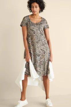 Soft Surroundings Short Santiago Gaia Dress><noscript><img width=