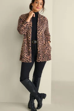 Soft Surroundings Sibyl Cashmere Printed Cardigan> Sweaters & Cardigans|prints