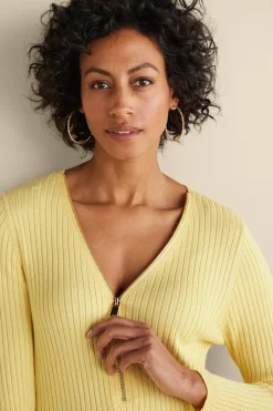 Soft Surroundings Soft Essential™ Ribbed Valentina Sweater><noscript><img width=
