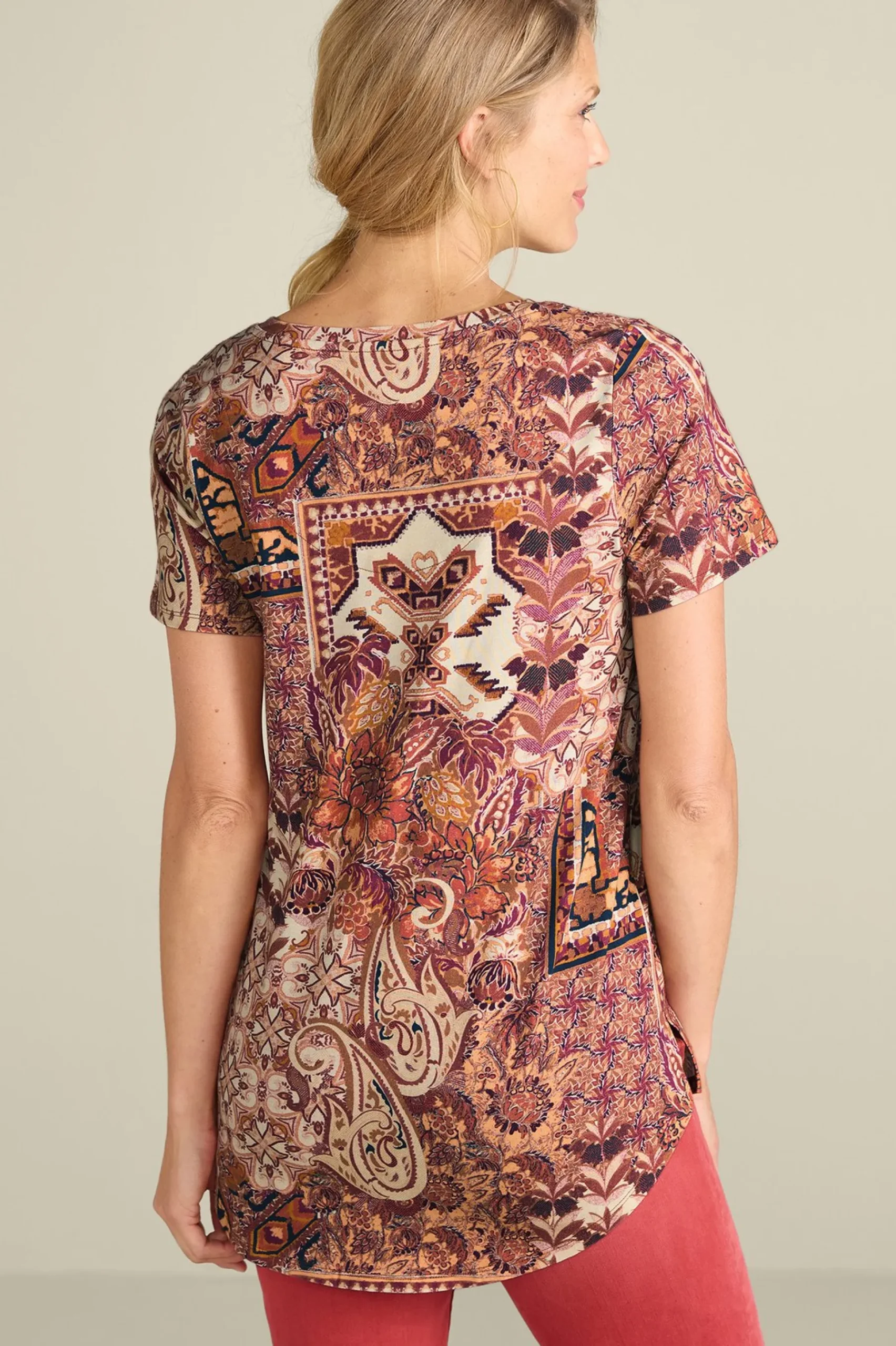 Soft Surroundings Soft Essential™ SUPIMA® Isabel Short Sleeve Tunic> Soft Essential Styles|Everyday Styles